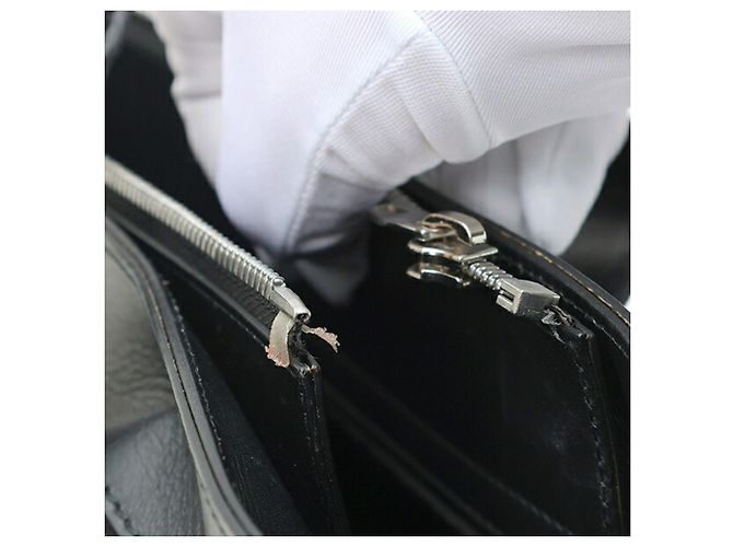 Borsa Cabas M Balenciaga Navy Nero - vista 6