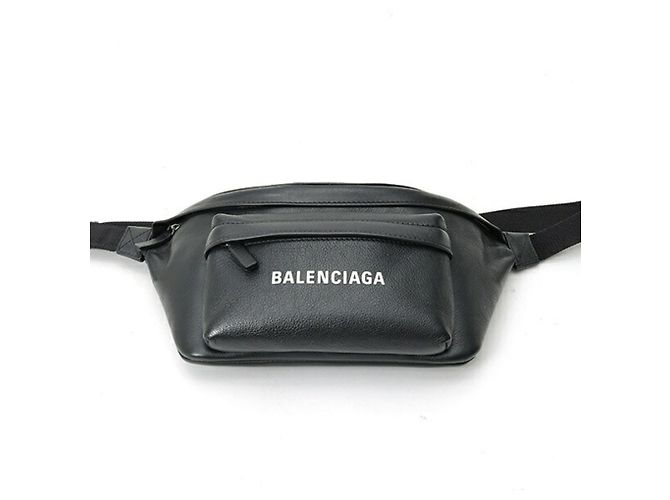 Everyday Borsa Sling Balenciaga in pelle nera Nero - vista 4