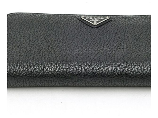 Prada Bi-Fold Long Wallet Schwarz - Ansicht 3