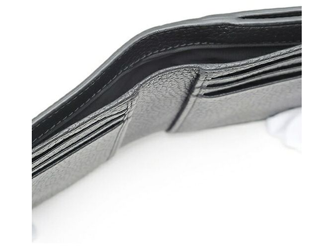 Portafoglio bi-fold per monete Gucci nero - vista 6