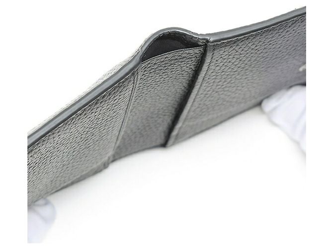 Portafoglio bi-fold per monete Gucci nero - vista 7