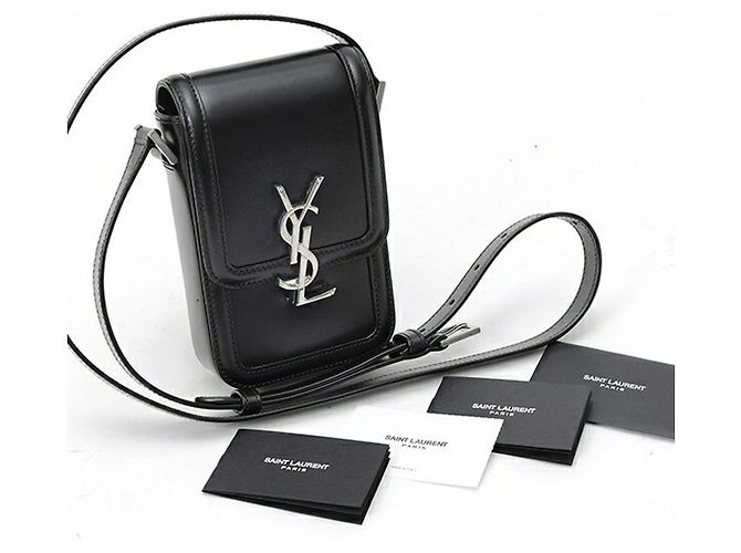 Saint Laurent Solferino Mini Bag Schwarz - Ansicht 9