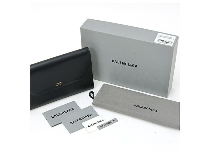 Cartera larga Balenciaga Envelope Castaño Negro - vista 7