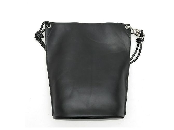 Borsa a secchiello Bottega Veneta Diam Knot Nero - vista 3