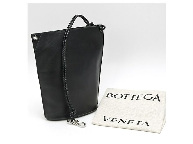 Borsa a secchiello Bottega Veneta Diam Knot Nero - vista 8