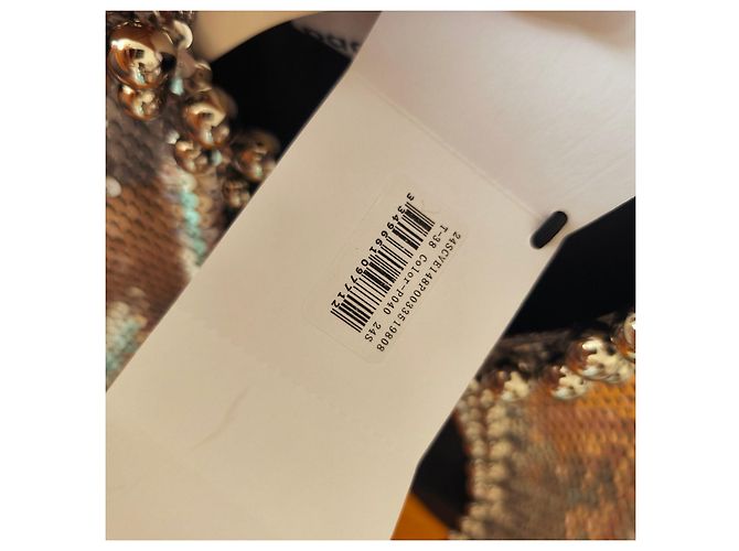 Paco Rabanne Silver Sequin Cropped Jacket Silvery - view 10