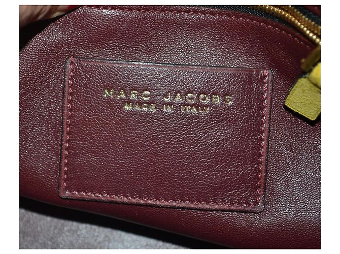 Borsa a mano Marc Jacobs in camoscio giallo - vista 10