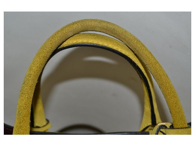 Borsa a mano Marc Jacobs in camoscio giallo - vista 8