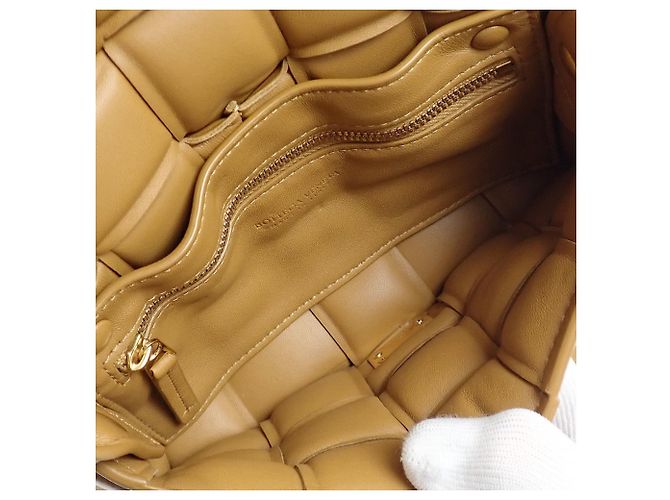 Borsa a tracolla Padded Cassette Bottega Veneta Marrone - vista 9