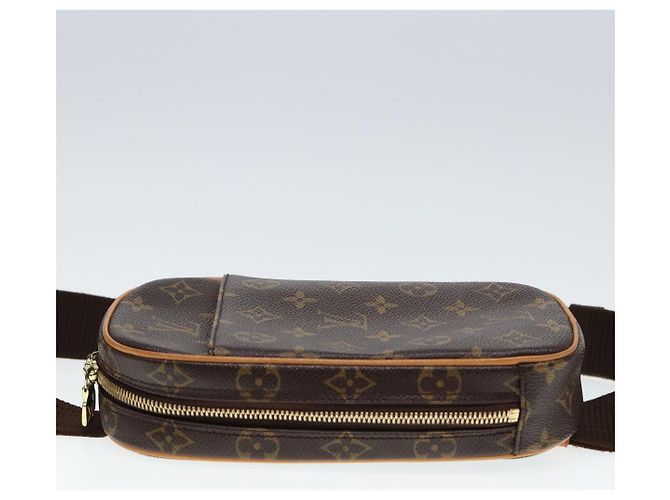 Louis Vuitton Pochette Gange Monogram Canvas Marrone - vista 4
