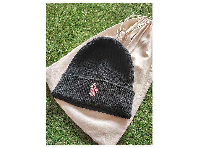 Berretto Moncler Grenoble in lana nera Nero - vista 11