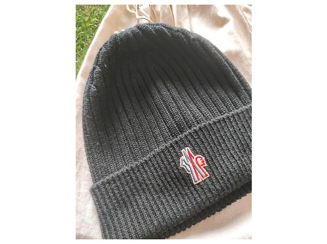Berretto Moncler Grenoble in lana nera Nero - vista 12