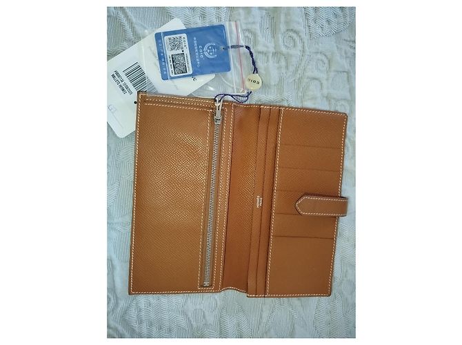 Hermès Epsom Leather Wallet Brown - view 4