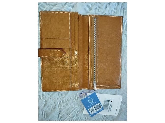 Hermès Epsom Leather Wallet Brown - view 5