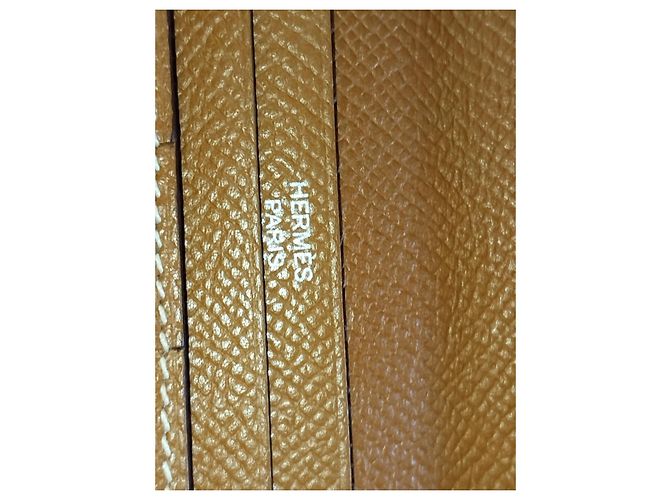 Hermès Epsom Leather Wallet Brown - view 6