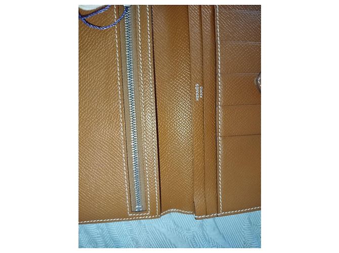 Hermès Epsom Leather Wallet Brown - view 7