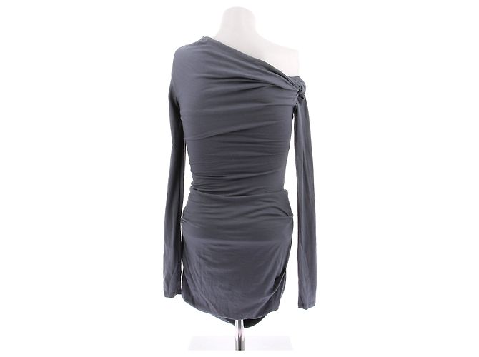 Autre Marque Elemental Manahou Twist Mini Kleid Grau - Ansicht 2