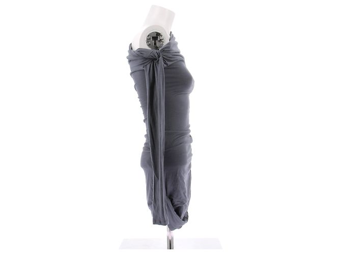 Autre Marque Elemental Manahou Twist Mini Kleid Grau - Ansicht 3