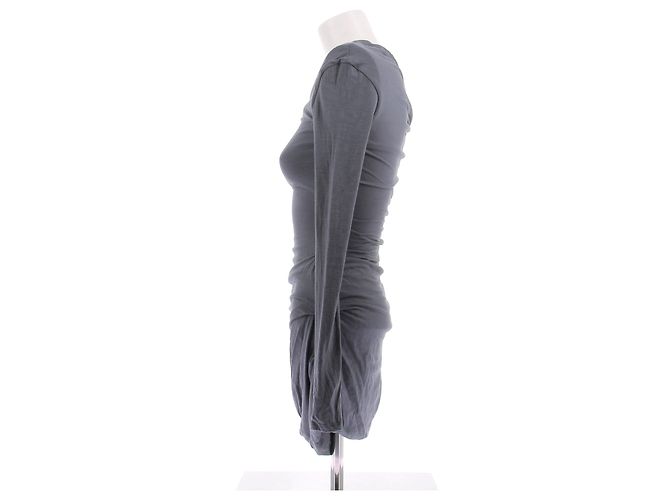 Autre Marque Elemental Manahou Twist Mini Kleid Grau - Ansicht 4
