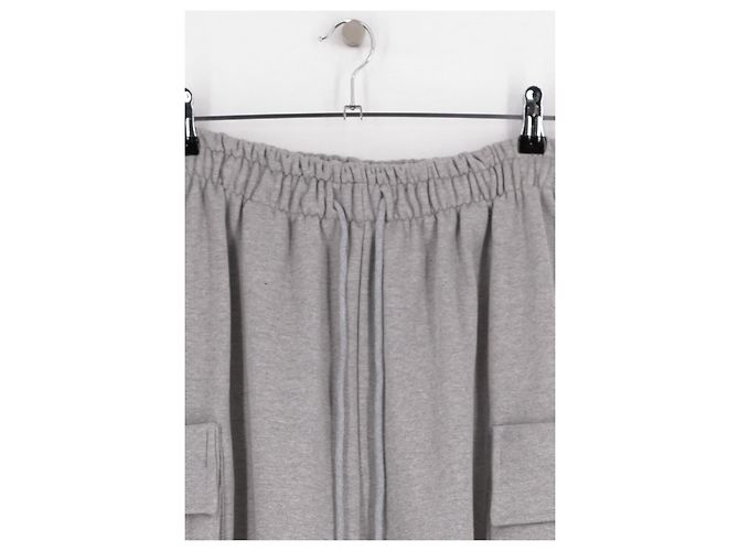 Autre Marque Pantalones de jogging de algodón gris - vista 2