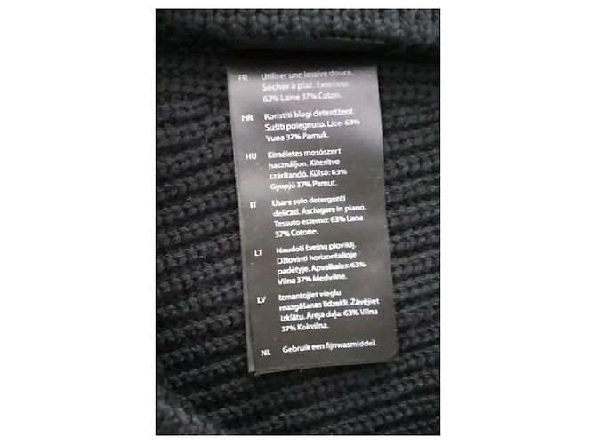Cos Wollpullover schwarz - Ansicht 8