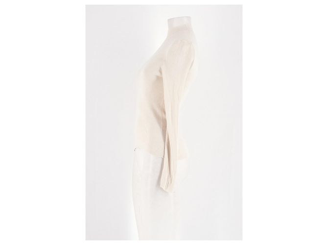 Autre Marque LILYSILK Seidenpullover weiß - Ansicht 5
