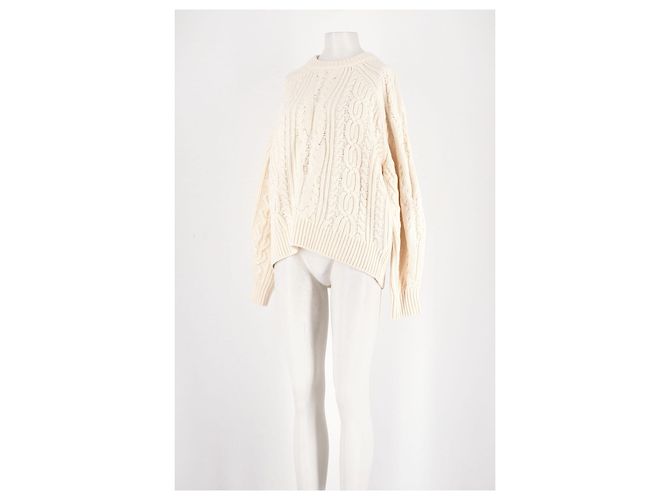 Jersey de lana blanco Cos - vista 4