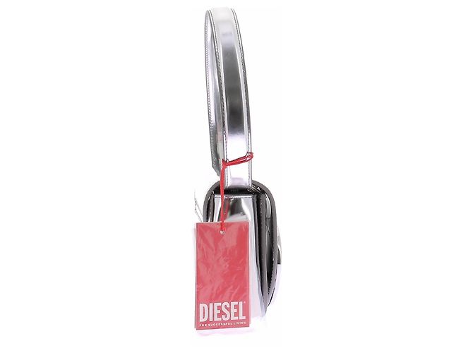 Diesel Borsa a tracolla 1DR argentata Argento - vista 5