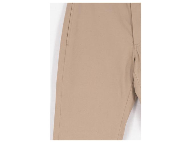 Pantalon droit beige en coton Apc - vue 3