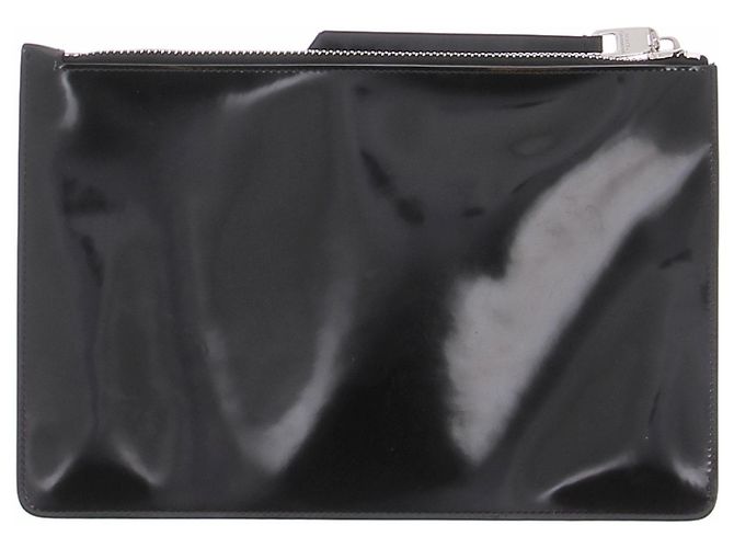 Dolce & Gabbana Pouch in vinile nero Kim - vista 2