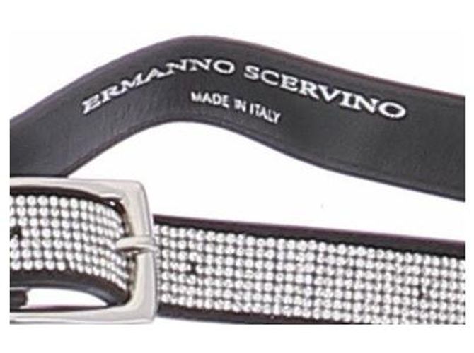 Ermanno Scervino Mini-Gürteltasche mit Strass Silber - Ansicht 3