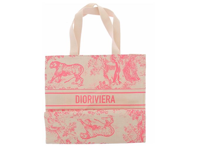 Christian Dior Borsa tote rosa Dioriveira - vista 2