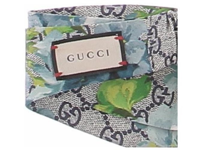 Gucci Accessorio per capelli con stampa floreale Blu - vista 3