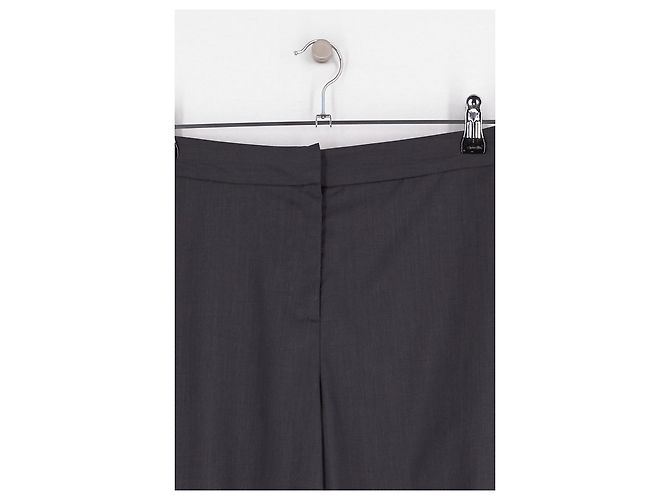 Pantalones anchos de lana grises Samsoe & Samsoe - vista 2