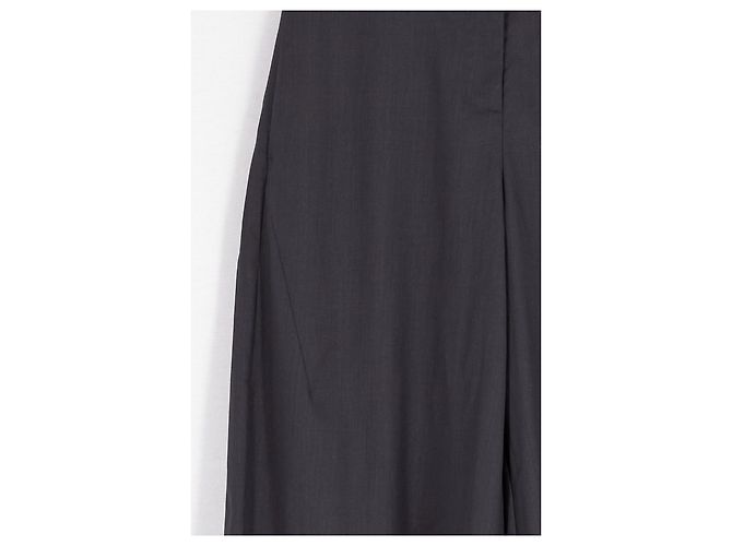 Pantalones anchos de lana grises Samsoe & Samsoe - vista 3