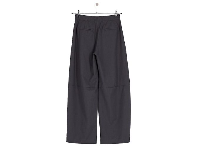 Pantalones anchos de lana grises Samsoe & Samsoe - vista 4