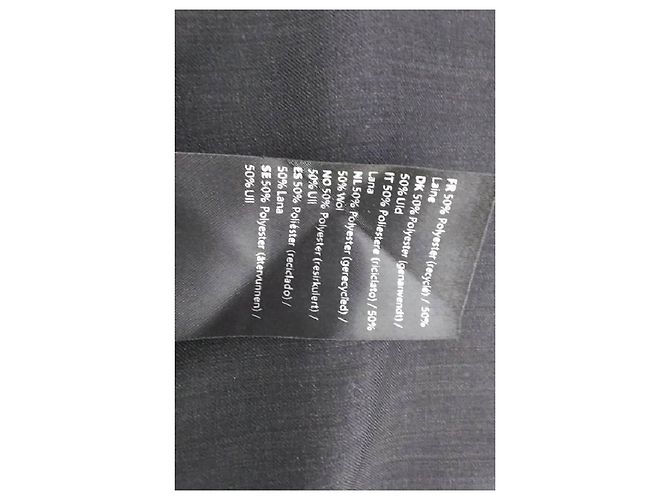 Pantalones anchos de lana grises Samsoe & Samsoe - vista 6