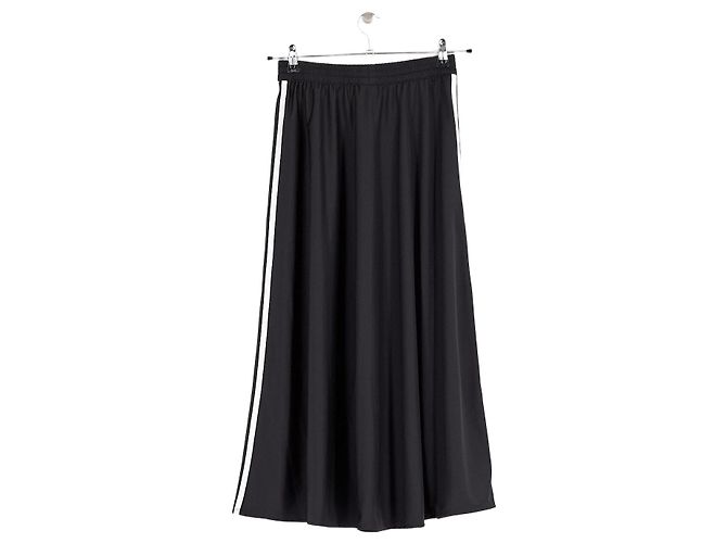 Gonna lunga nera Adidas Nero - vista 4