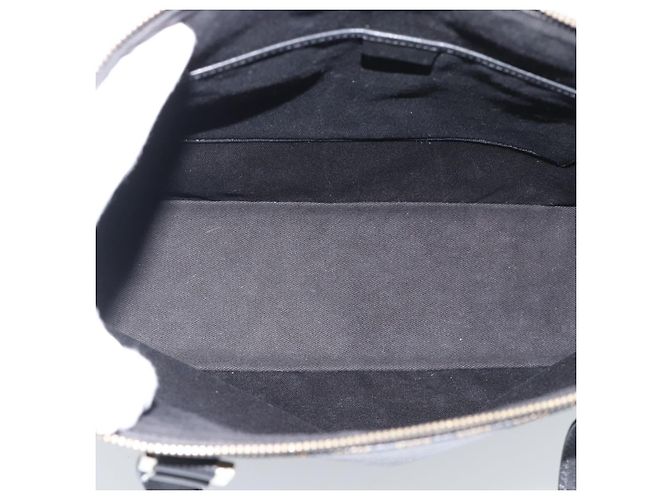Céline CELINE Macadam Canvas Tote Bag PVC Leather Black Gold - vista 11