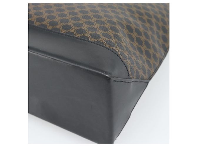 Céline CELINE Macadam Canvas Tote Bag PVC Leather Black Gold - vista 15