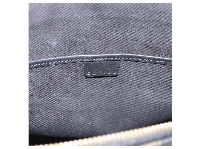 Céline CELINE Macadam Canvas Tote Bag PVC Leather Black Gold - vista 17
