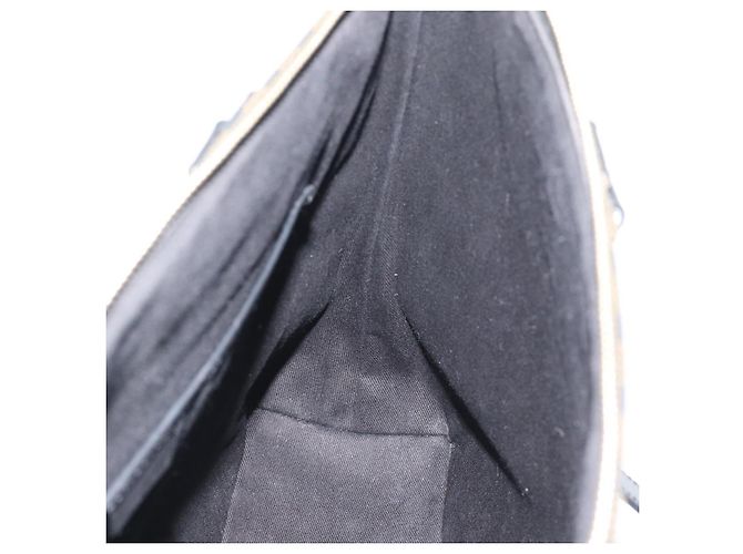 Céline CELINE Macadam Canvas Tote Bag PVC Leather Black Gold - vista 18