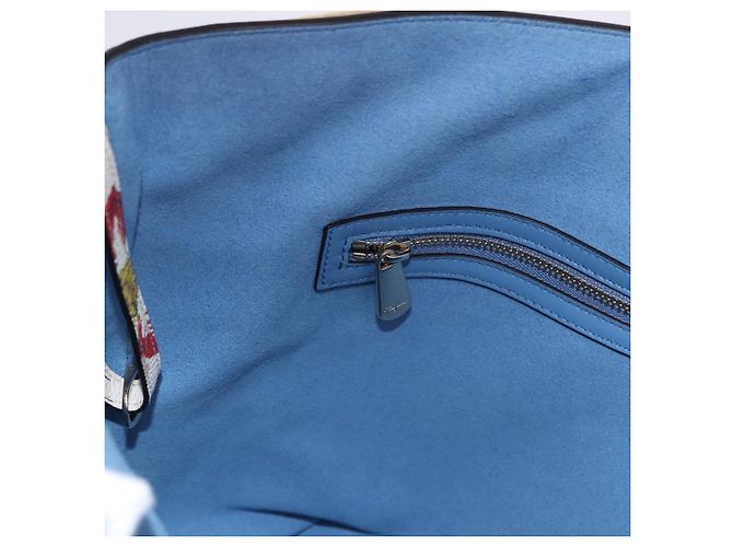 Salvatore Ferragamo Tote Bag Leather Light Blue Multicolor - vista 21