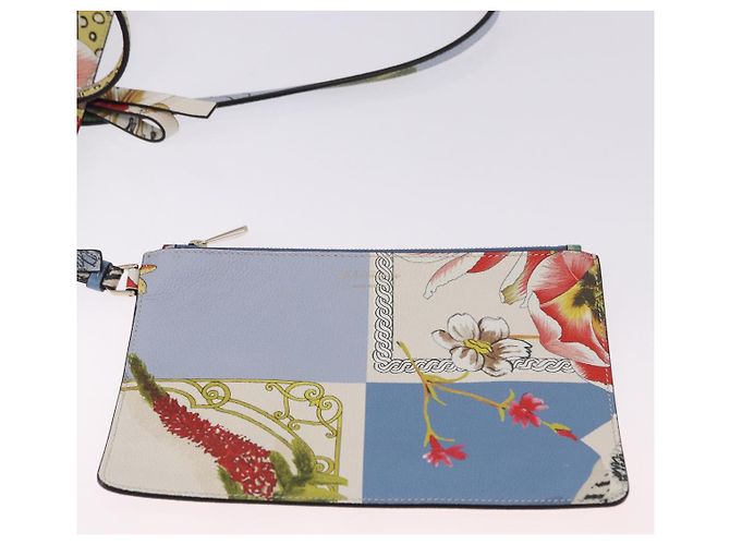 Salvatore Ferragamo Tote Bag Leather Light Blue Multicolor - vista 23