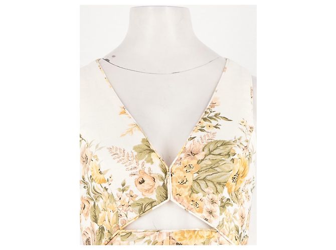 Zimmermann Leinenkleid Weiß - Ansicht 2