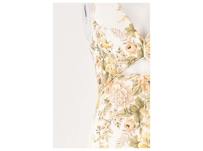 Zimmermann Leinenkleid Weiß - Ansicht 3