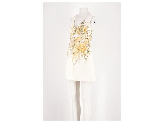 Zimmermann Leinenkleid Weiß - Ansicht 4