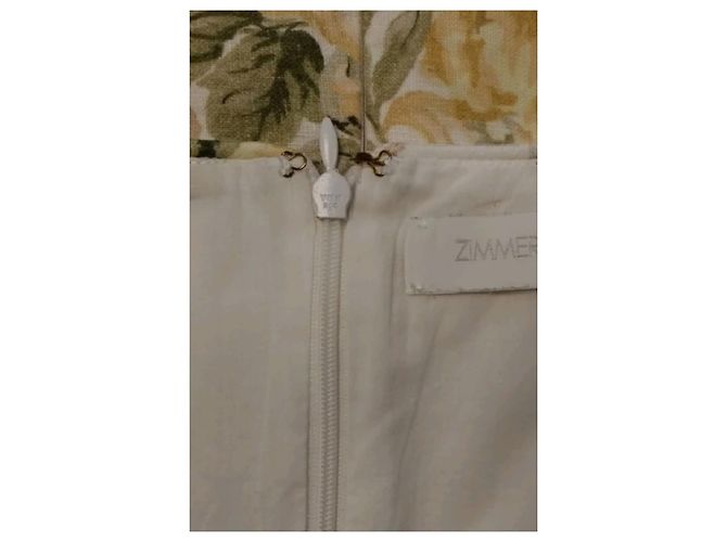 Zimmermann Leinenkleid Weiß - Ansicht 7