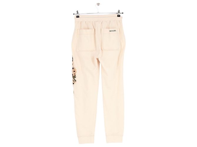 Pantalones de jogging Blumarine de algodón beige - vista 3