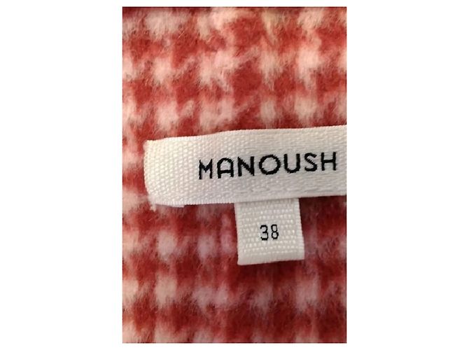 Manoush Abrigo de lana rosa - vista 7